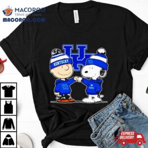 Charlie Brown And Snoopy Go Kentucky Wildcats Shirt