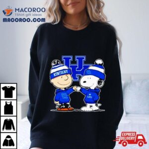 Charlie Brown And Snoopy Go Kentucky Wildcats Tshirt