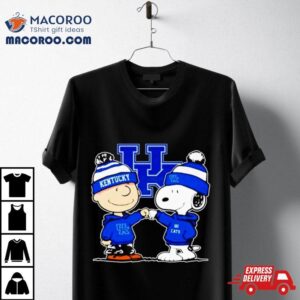 Charlie Brown And Snoopy Go Kentucky Wildcats Tshirt