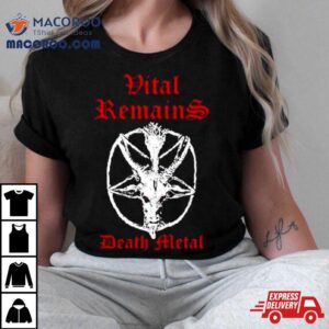 Charlie Kirk Vital Remains Death Metal Tshirt