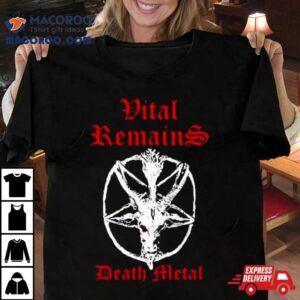 Charlie Kirk Vital Remains Death Metal Tshirt