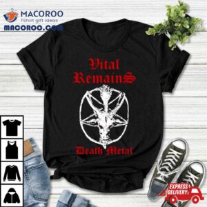 Charlie Kirk Vital Remains Death Metal Tshirt