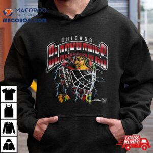 Chicago Blackhawks Crease Lightning Tshirt