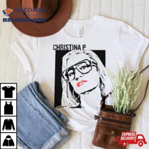 Christina P Tour Black And White Photo Tshirt