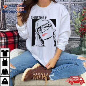 Christina P Tour Black And White Photo Tshirt