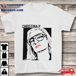 Christina P Tour Black And White Photo Tshirt