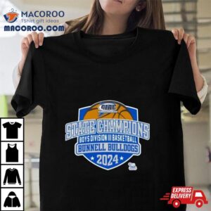 Ciac State Champions Boys Division Iii Basketball Bunnell Bulldogs Tshirt