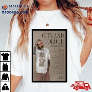 City And Colour & Georgia Harmer May 2024 Poster Shirt 1 City And Colour Georgia Harmer May Poster Tshirt