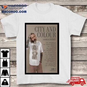 City And Colour & Georgia Harmer May 2024 Poster Shirt 2 City And Colour Georgia Harmer May Poster Tshirt