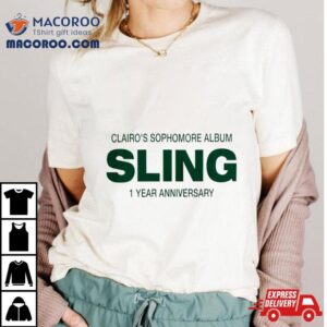 Clairo S Sophomore Album Sling Year Anniversary Tshirt
