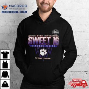 Clemson Tigers Ncaa Division I Men S Basketball Sweet The Road To Phoenix Tshirt