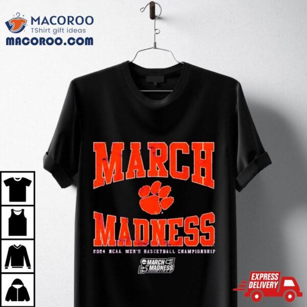 Clemson Tigers March Madness 2024 Ncaa Men’s Basketball Championship Shirt