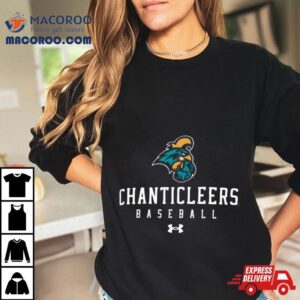 Coastal Carolina Chanticleers Black Baseball Tech Performance Shirt