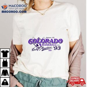 Colorado Baseball Rocky Mountains City Shirt