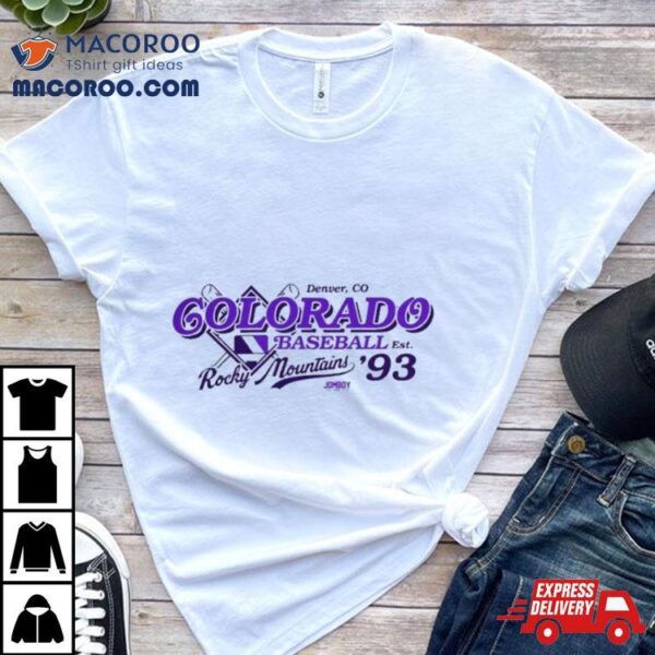 Colorado Baseball Rocky Mountains City Shirt