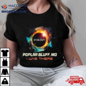 Colorful Total Solar Eclipse Poplar Bluff Missouri Shirt 1 Colorful Total Solar Eclipse Poplar Bluff Missouri Tshirt
