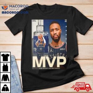 Congratulations Damian Lillard Mvp Kobe Bryant Asg Mvp A Ward Nba All Star Tshirt
