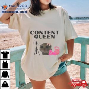 Content Queen Cat Meme Tshirt