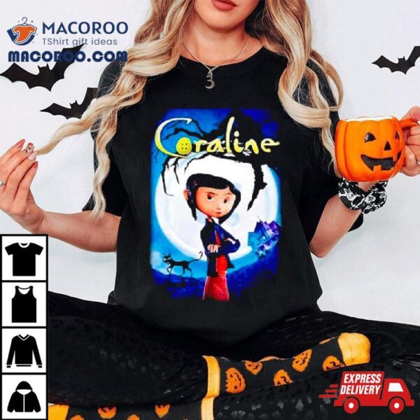 Coraline Full Moon Movie Poster Shirt