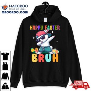 Dabbing Bunny Easter Bruh, Funny Boy Girl Kid Shirt