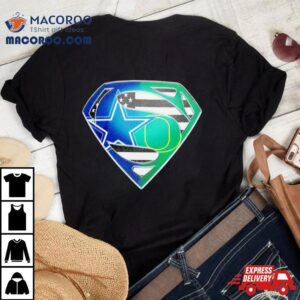 Dallas Cowboys And Oregon Ducks Superman Sports Logo Tshirt