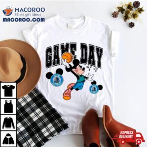 Dallas Mavericks Mickey Basketball Game Day Retro Shirt