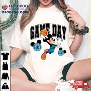 Dallas Mavericks Mickey Basketball Game Day Retro Shirt