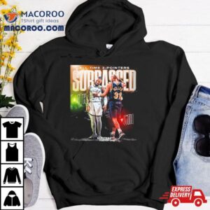 Damian Lillard Surpasses Reggie Miller For Th All Time In Three Pointers Made Tshirt