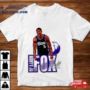 De’aaron Fox Sacramento Kings Player Signatures Shirt