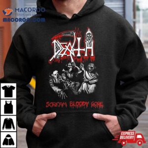 Death Scream Bloody Gore Throwback Tshirt