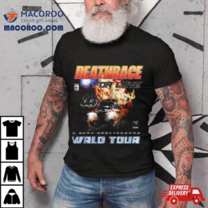 Deathrace For Love Year Anniversary Wrld Tour Tshirt