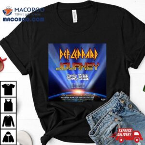 Def Leppard Journey Cheap Trick Cheap Trick July And Sep The Summer Stadium Tour Tshirt