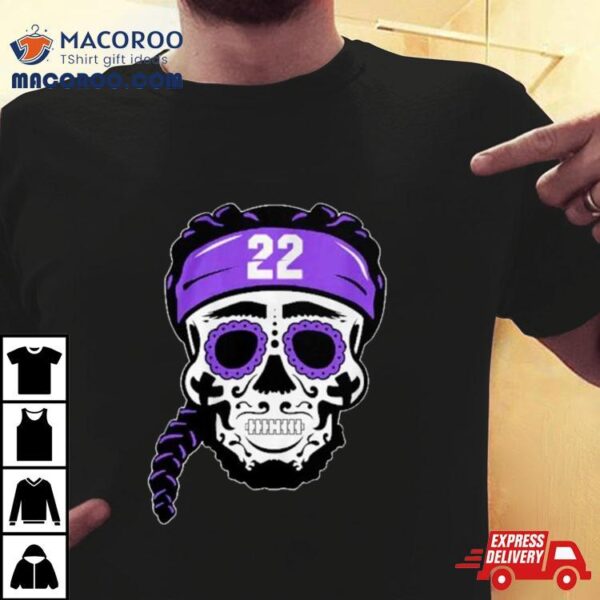 Derrick Henry Baltimore Sugar Skull Shirt