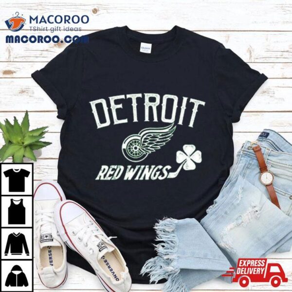 Detroit Red Wings Levelwear Youth St. Patrick’s Day Little Richmond Clover Shirt