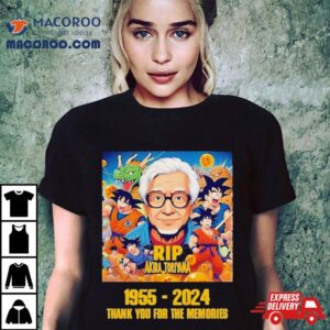 Dragon Ball Z Rip Akira Toriyama Thank You For The Memories Tshirt