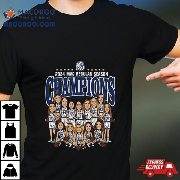 Drake Bulldogs 2024 Mvc Regular Season Champions Shirt