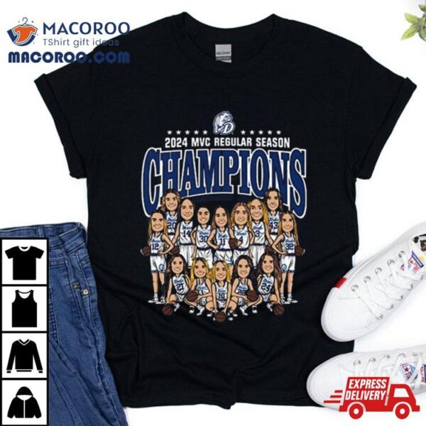 Drake Bulldogs 2024 Mvc Regular Season Champions Shirt