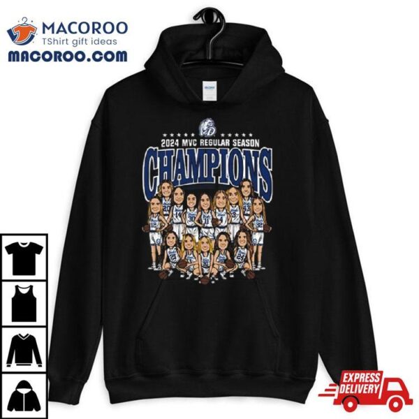 Drake Bulldogs 2024 Mvc Regular Season Champions Shirt