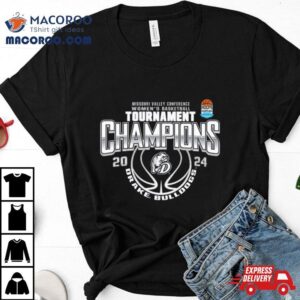 Drake Bulldogs Women’s Basketball 2024 Mvc Conference Tournament Champions Shirt