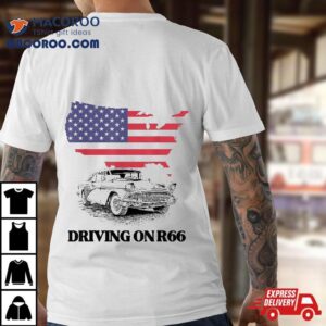 Driving On R Vintage Car Tshirt