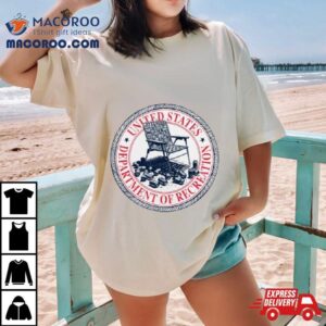 Drunk United States Department Of Recreation Logo Tshirt