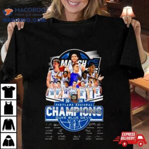 Duke Blue Devils Portland Regional Champions Signatures Tshirt