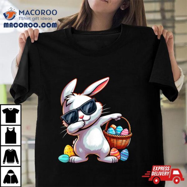 Easter Shirt Boys Kids Toddler Rabbit Bunny Egg Hunting Shirt