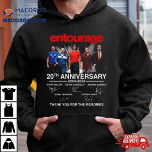 Entourage 20th Anniversary 2004 2024 Kevin Dillon Kevin Connolly Adrian Grenier Signature Shirt