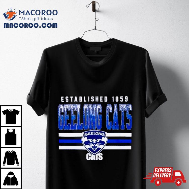 Established 1859 Geelong Cats Classic Shirt Established 1859 Geelong Cats Classic Shirt