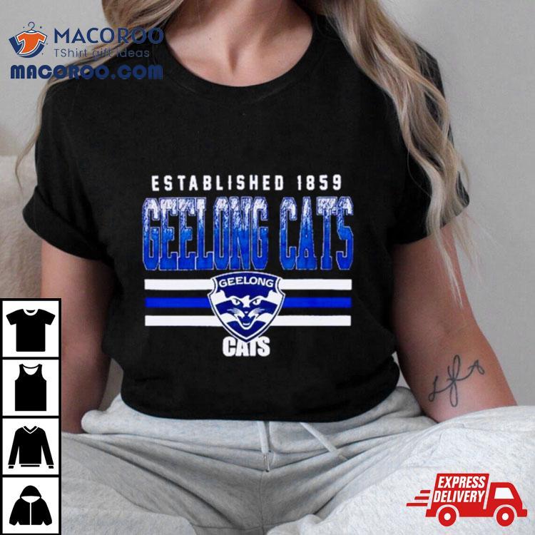 Established 1859 Geelong Cats Classic Shirt Established 1859 Geelong Cats Classic Shirt