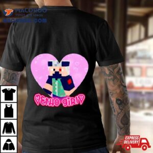 Etho Girl Heart Minecraf Tshirt