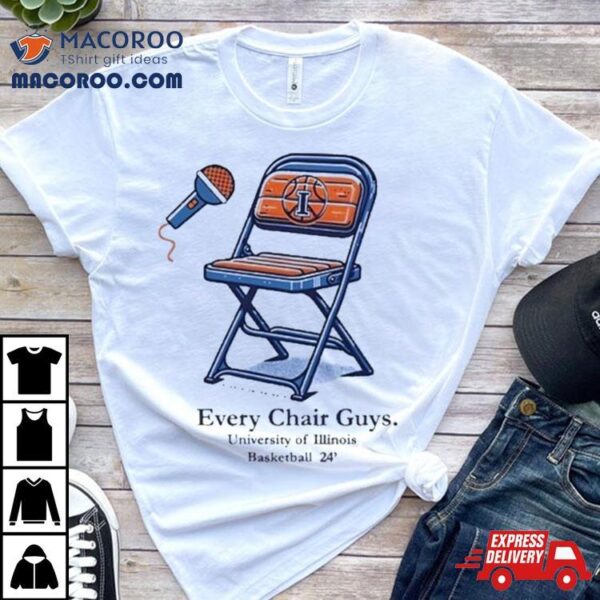 Every Chair Guys University Of Illinois Basketball 24 Shirt