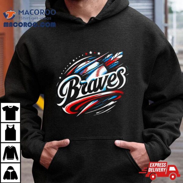 Feathers Braves Baseball Mlb Team Shirt