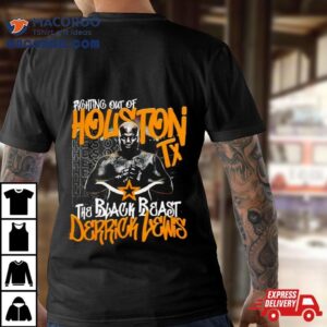 Fighting Out Of Houston Tx The Black Beast Derrick Lewis Ufc Shirt